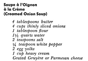 Cream of Onion Soup Recipe