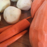 Roast Vegetables; Yams, Carrots, Potatoes