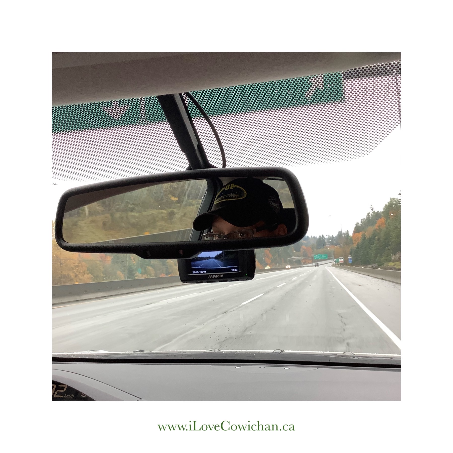 A Rainy Day Drive to Nanaimo I Love Cowichan Blog Post - photo by Shelley Lockwood - Taking the 19 