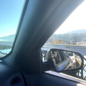 Waiting to Take the Ferry to Salt Spring Island BC